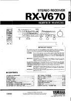 Yamaha RXV-670 - Service Manual1